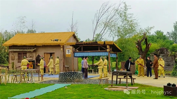 焦崗湖影視城大型實景交互式沉浸游啟動儀式今日隆重舉行